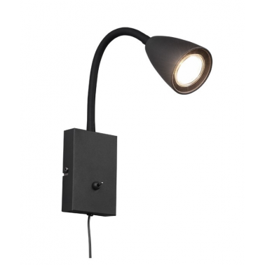 202670132 APLIQUE PARED GU10 IP20 NEGRO WANDA TRIO
