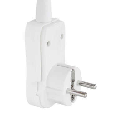 57911DPW APLIQUE FOCO PARED ENCHUFABLE 1xGU10 25W 230V BLANCO ROBBY GLOBO