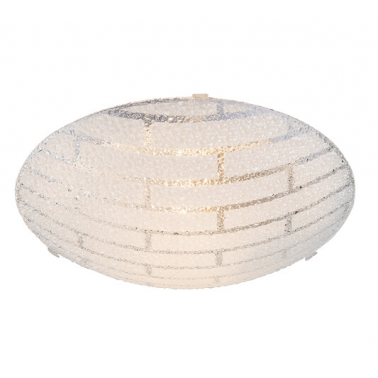 40003 PLAFON TECHO REDONDO 1xE27 60W 230V Ø250mm VIDRIO CLARO CALIMERO GLOBO