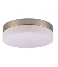 48403 PLAFON TECHO REDONDO 3xE27 40W 230V Ø300mm NIQUEL OPAL GLOBO