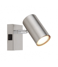 57911-1 FOCO METAL 1xGU10 25W 230V NIQUEL ROBBY GLOBO
