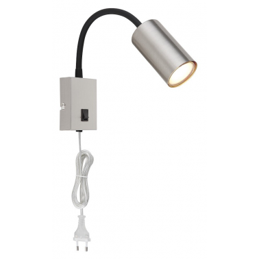 57911W APLIQUE FOCO PARED INTERRUPTOR 1xGU10 35W 230V METAL ROBBY GLOBO