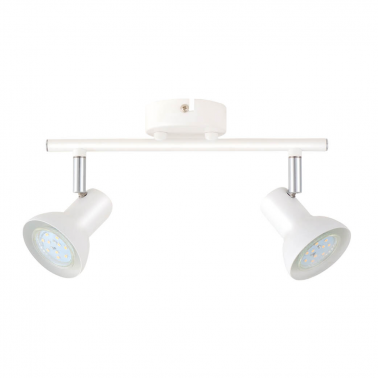 202000034 FOCO TECHO 2xGU10 BLANCO KAITOLA GSC