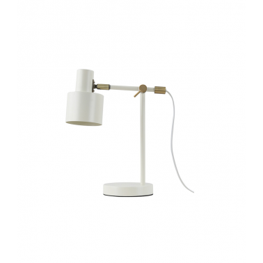 1950940-BL LAMPARA DE MESA 1xE27 BLANCA SERANTES EB