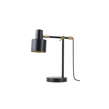 1950940-N LAMPARA DE MESA 1xE27 NEGRA SERANTES EB