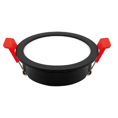 200400013 ARO LED REDONDO EMPOTRABLE COMPACTO 7W CCT NEGRO LUMATI GSC