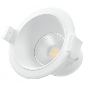 200400014 ARO LED RENDONDO EMPOTRABLE 7W CCT ANTIDESLUMBRAMIENTO BLANCO MANDANI GSC