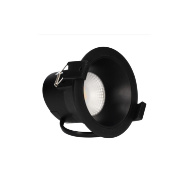 200400015 ARO LED RENDONDO EMPOTRABLE 7W CCT ANTIDESLUMBRAMIENTO NEGRO MANDANI GSC