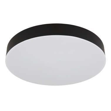 12384-36 PLAFON TECHO LED 36W 34000Lm 400mm NEGRO MATTHEW GLOBO