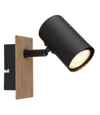 57905-1 FOCO TECHO LED 1xGU10 35W IP20 MADERA Y NEGRO LINCA GLOBO