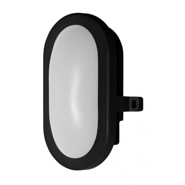 271647 APLIQUE LED EXTERIOR OVAL 6W 4000K NEGRO BULKHEAD LEDVANCE