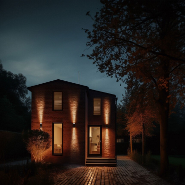 SLI003026CCT_PW APLIQUE DE PARED NEGRO 18W CCT  IP54 SPECTRUM