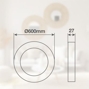 203605108 PLAFON LED REDONDO BELAIR 50W CCT BLANCO GSC