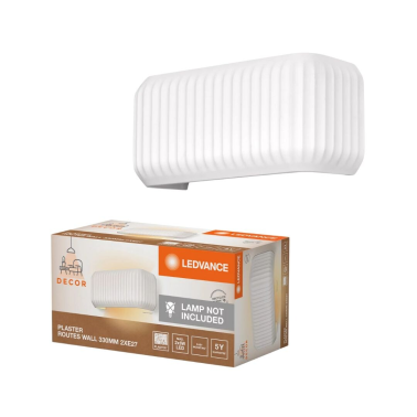 841246 APLIQUE PARED YESO 2xE27 330mm PLASTER DECOR LEDVANCE