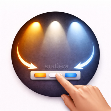 04384 PLAFON LED NASTIA 14W CCT PINO 170mm 1930Lm STRÜHM