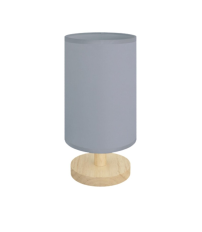 04799 LAMPARA DE SOBREMESA GRIS 1XE14 BELA STRUHM