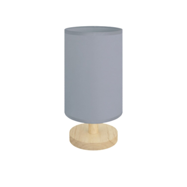 04799 LAMPARA DE SOBREMESA GRIS 1XE14 BELA STRUHM