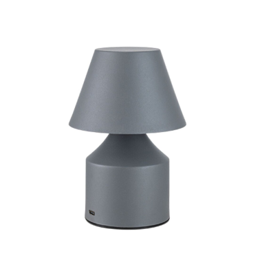 1950933-GR LAMPARA DE SOBREMESA GRIS 2W CCT RECARGABLE F-BRIGHT