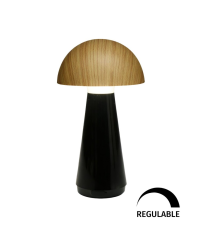 10590 LAMPARA SOBREMESA NEGRO/HAYA 3W 3000K REGULABLE NEPAL JUERIC