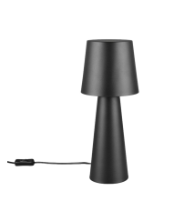 562900132 LAMPARA DE SOBREMESA NUBIAN NEGRO 1xE27 TRIO