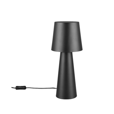 562900132 LAMPARA DE SOBREMESA NUBIAN NEGRO 1xE27 TRIO