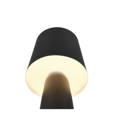 562900132 LAMPARA DE SOBREMESA NUBIAN NEGRO 1xE27 TRIO