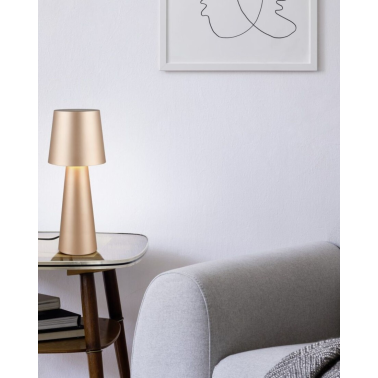 562900165 LAMPARA DE SOBREMESA NUBIAN CAFE 1xE27 TRIO