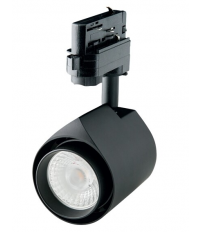 TD22M-3K8L-FL-B FOCO LED CARRIL 22W 3000K NEGRO