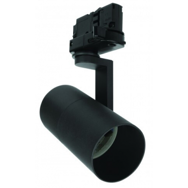 SLIP003007 FOCO CARRIL NEGRO 1xGU10 MADARA SPECTRUM