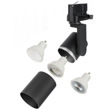 SLIP003008 FOCO CARRIL BLANCO 1xGU10 MADARA SPECTRUM