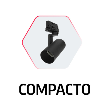 SLIP003008 FOCO CARRIL BLANCO 1xGU10 MADARA SPECTRUM