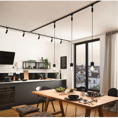 202205005 LUMINARIA PRENSA ESTOPA MONOFASICO NEGRA IP20 GSC