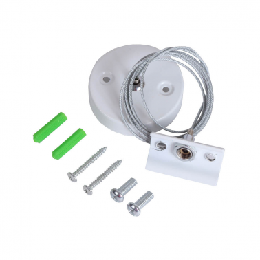 202210003 KIT DE SUSPENSION CARRIL MONOFASICO NEGRO IP20 GSC