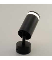 10490 FOCO 1xGU10 ALUMINIO NEGRO 40W DIVO JUERIC