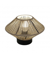 10507 LAMPARA SOBREMESA CORDON SEDA ARENA 240mm E27 40W LAOS JUERIC