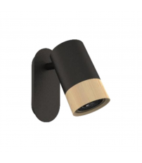10444 FOCO MADERA NEGRO 1xGU10 STOKE JUERIC