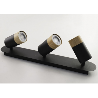 10448 FOCO MADERA NEGRO 1xGU10 STOKE JUERIC