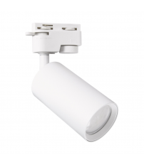03948 FOCO CARRIL MONOFASICO GU10 35W IP20 Ø75 BLANCO DARIA STRÜHM