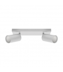 03760 FOCO TECHO 2xGU10 2x35W IP20 250mm BLANCO MANAM STRÜHM
