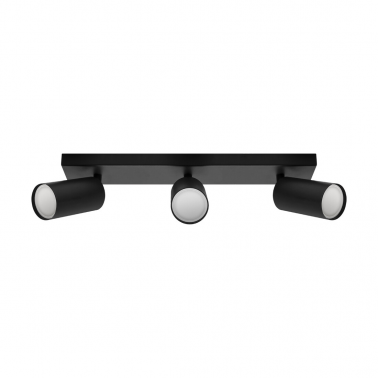 03765 FOCO TECHO 3xGU10 2x35W IP20 395mm NEGRO MANAM STRÜHM
