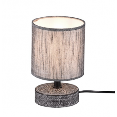 R50980111 LAMPARA SOBREMESA CERAMICA 1xE14 IP20 GRIS MARIE TRIO