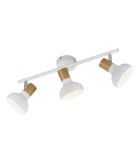 R81523031 REGLETA 3 FOCOS 3xE14 BLANCA LATIKA TRIO