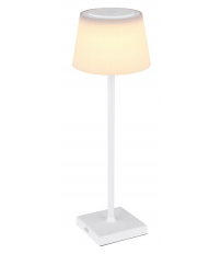 58434W LAMPARA SOBREMESA LED 4W 310Lm IP44 RECARGABLE BLANCA GREGOIR GLOBO