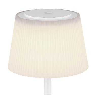 58434W LAMPARA SOBREMESA LED 4W 310Lm IP44 RECARGABLE BLANCA GREGOIR GLOBO