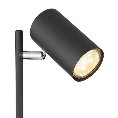 57910TB LAMPARA SOBREMESA LED 1xGU10 230V NEGRA ROBBY GLOBO