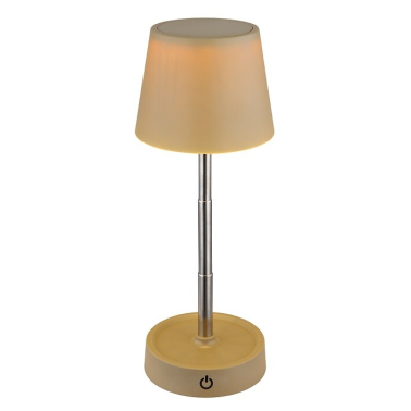 58446S LAMPARA SOBREMESA 1,2W 3000K 30Lm REGULABLE BATERIA ARENA CARLOS GLOBO