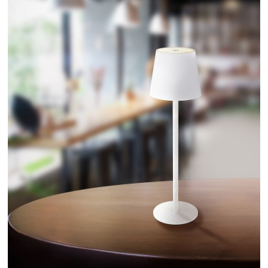 58438W LAMPARA SOBREMESA 3W 3000K 130Lm BATERIA BLANCA VANNIE GLOBO