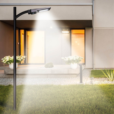 201635013 FAROLA SOLAR LED CON SENSOR 7W 6500K IP65 BUAT GSC