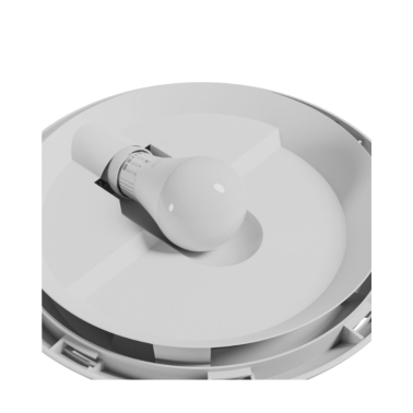 SLIP031053 APLIQUE EXTERIOR REDONDO BLANCO 1xE27 IP65 OMNI SPECTRUM