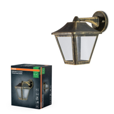 452352 APLIQUE TRADITION DOWN ORO E27 IP44 OSRAM